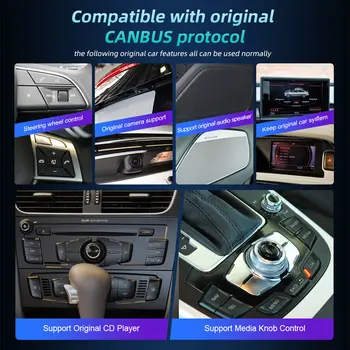 適用於Audi A6 C6 4f 2005-2011 的 Android 14 車載 CarPlay 系統,支援 MMI 2G 3G 和右舵駕駛,配備收音機播放器螢幕、GPS 導航、多媒體系統、車用音響、DSP 和 WIFI 功能。 10 最佳銷售 奧迪 A6 C6 CarPlay - №2