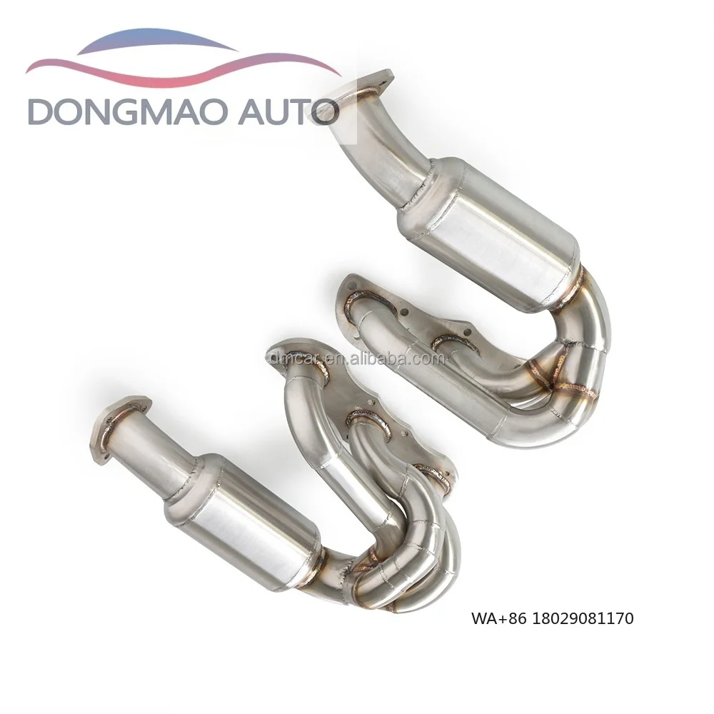 

Suitable for 981 Kaman/Boxster 3.4 2012-2015 Stainless Steel Car Exhaust Manifold with Thermal Shield