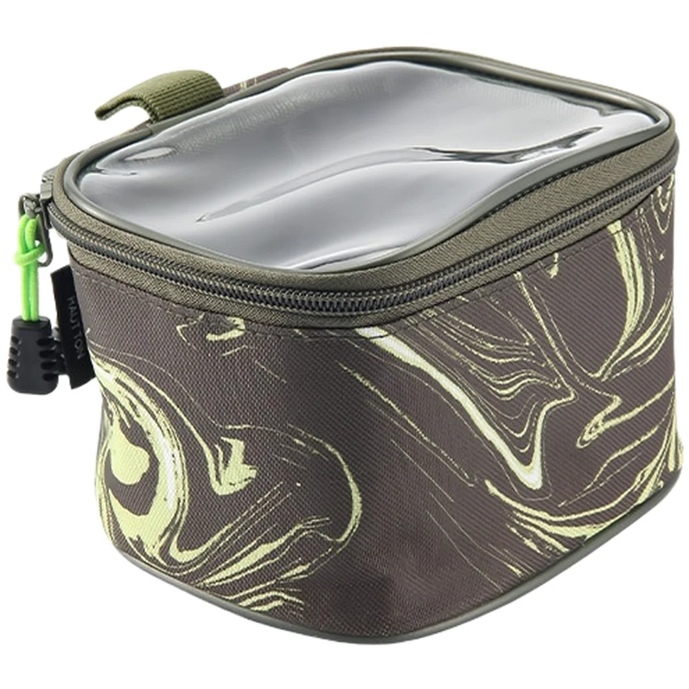 Functional Reel Storage Bag Built with Waterproof Oxford Fabric and Transparent PVC Panel for Everyday Fishing Preparedness