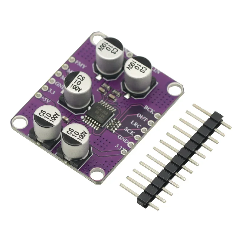 PCM1808 105dB SNR Audio Stereo ADC Single-Ended Analog-Input Decoder 24bit Amplifier Board Player Module diy kit