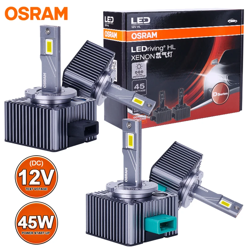 OSRAM D3S LED Headlights 6000K 45W Plug & Play