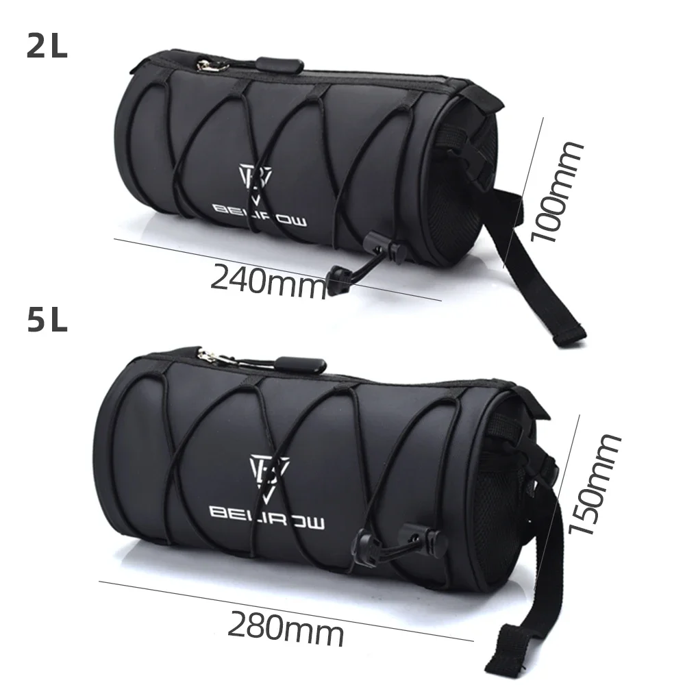 Front Frame Tube Bike Bag Large Capacity Bicycle Bag Travel Outdoor Cycling MTB Front Waterproof Road Bicycle Handlebar Bag