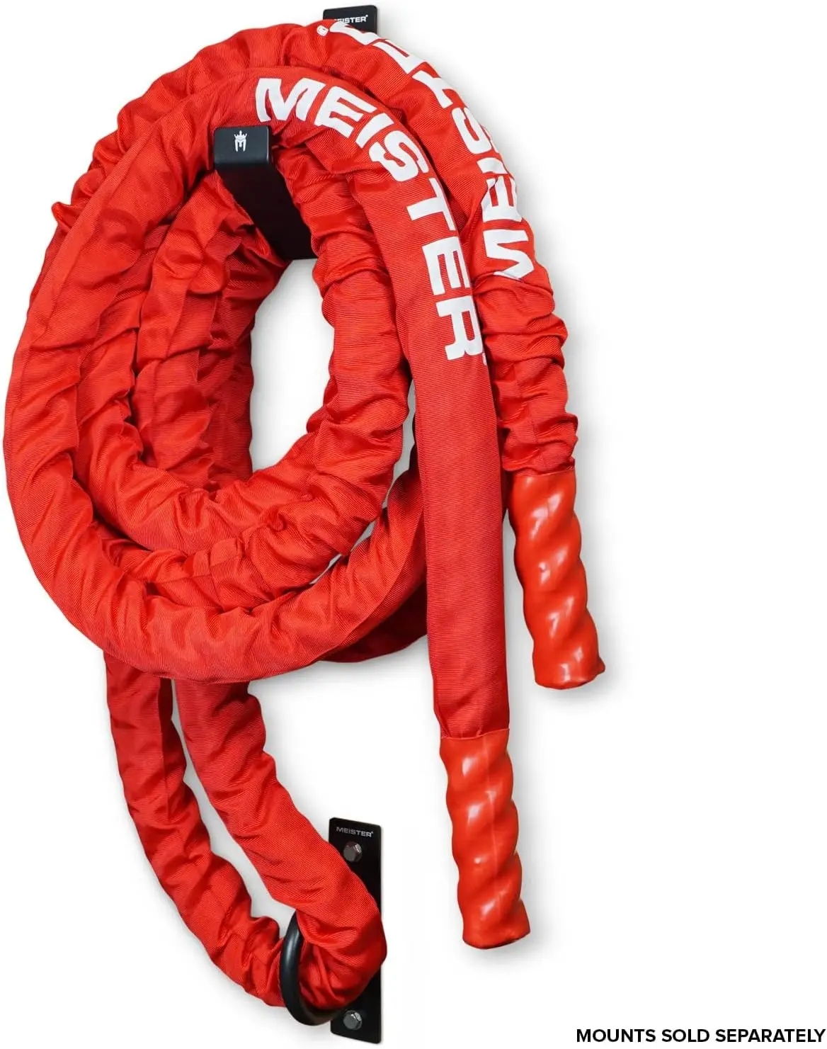 Beast Professional Sheathed Battle Rope for Strength & Conditioning Gym Workouts - 2.5