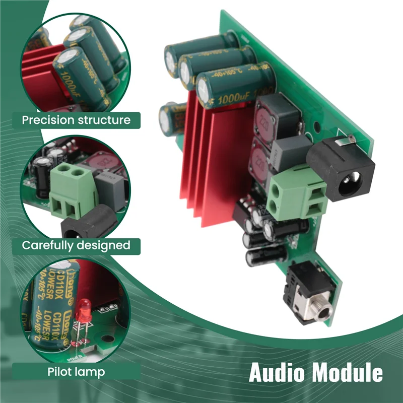 TPA3116D2 Subwoofer Digital Power Amplifier Board TPA3116 Amplifiers 100W Audio Module NE5532-TCES