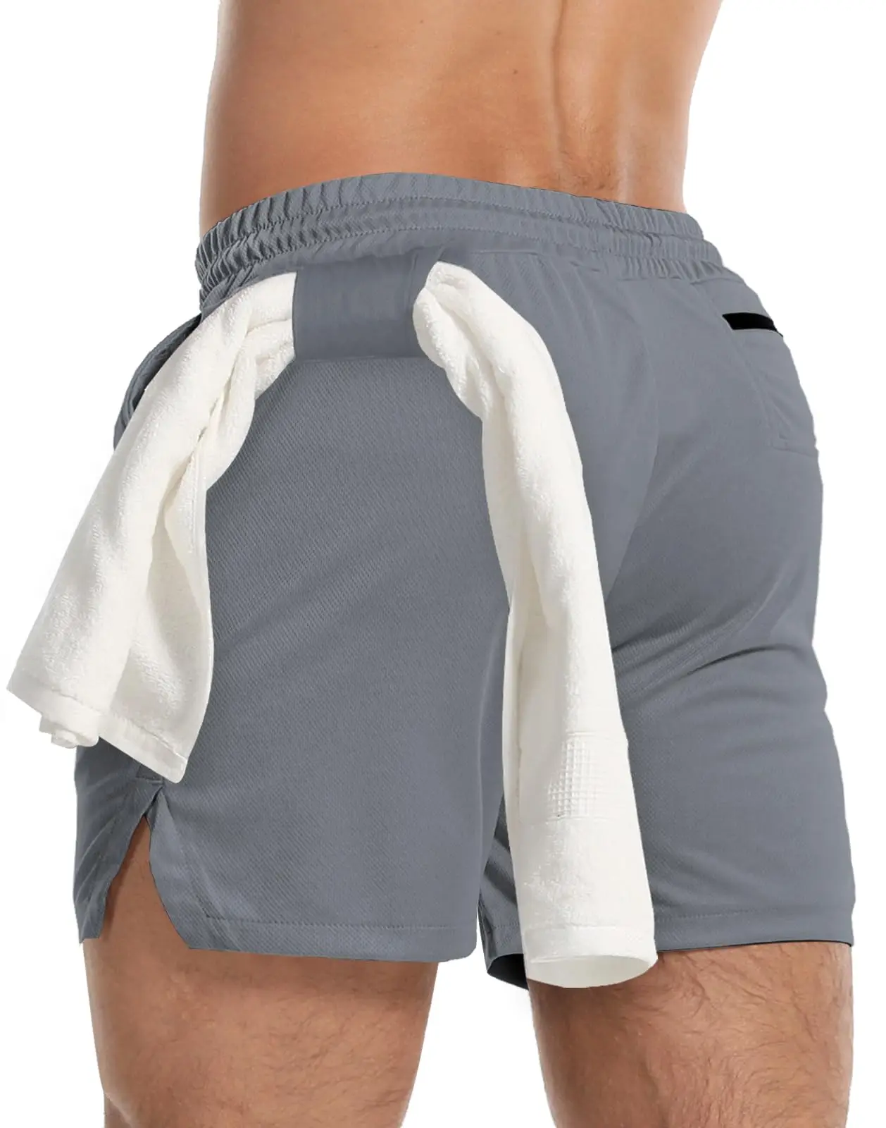 2025 شورت رجالي صيفي شبكي سريع الجفاف يسمح بمرور الهواء كاجوال رياضي للجري ملابس الشاطئ شورت تدريب اللياقة البدنية #2