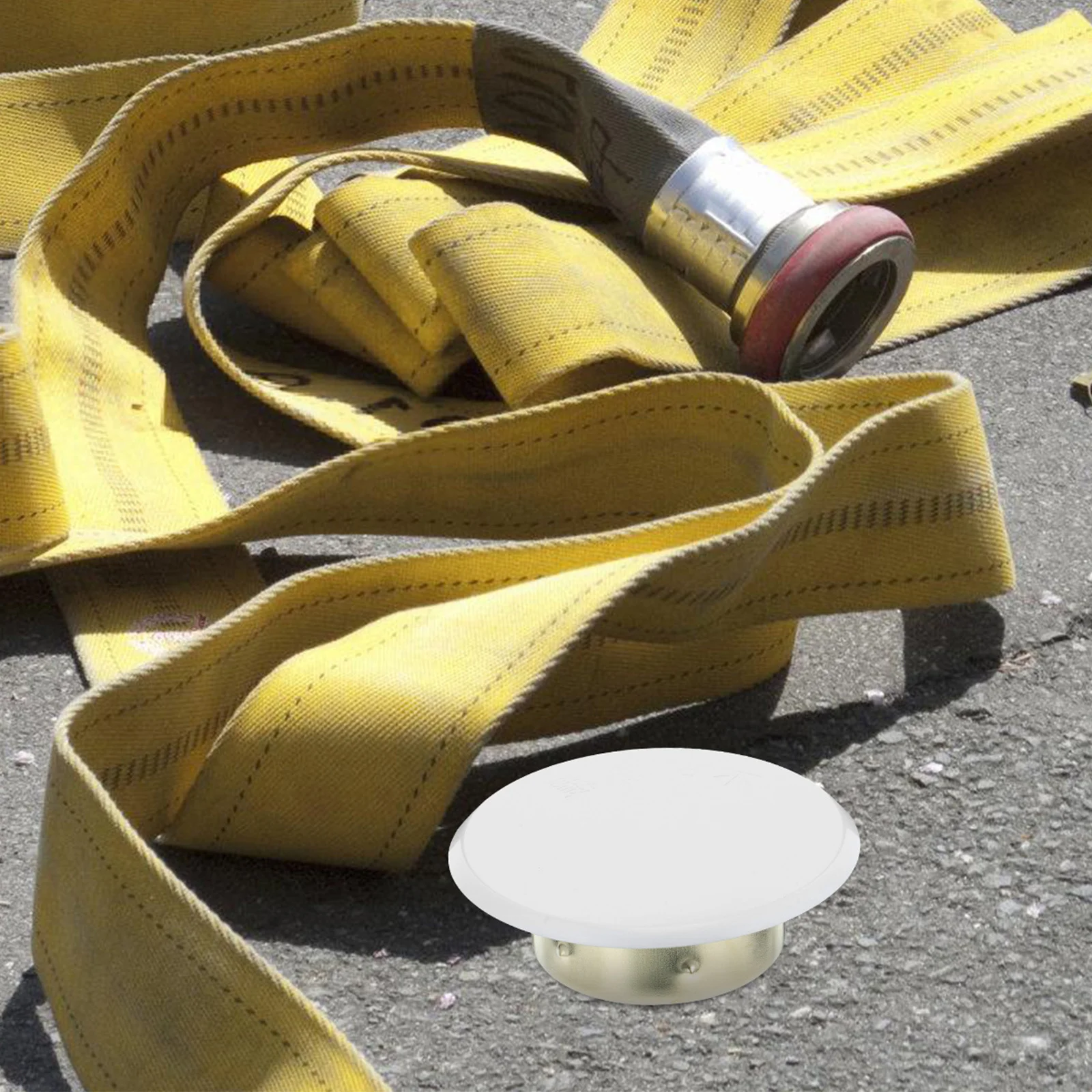 8pcs Concealed Sprinkler Cover Plate Fire Resistant Decorative Ceiling Covers For Residential Commercial Industrial Spaces Metal