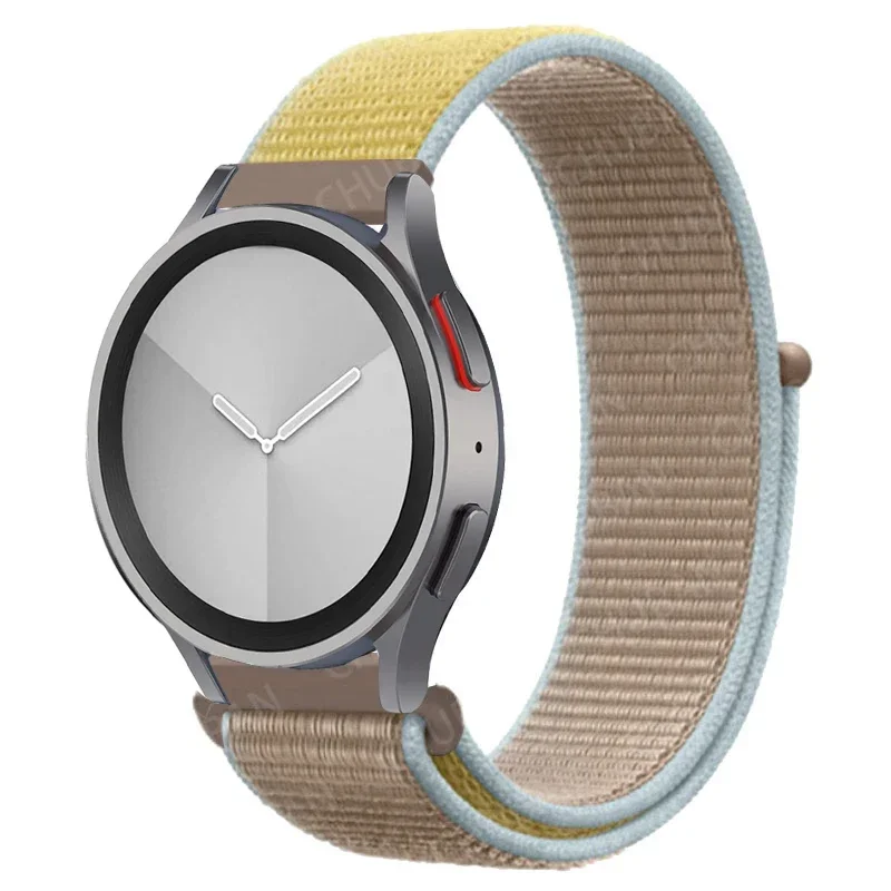 Nylon-Schlaufenband für Samsung Galaxy Watch 7 FE 6/5/pro/4/Classic/active 2 40–44 mm 20 mm/22 mm Sportarmband Huawei GT 2/e/3 Armband