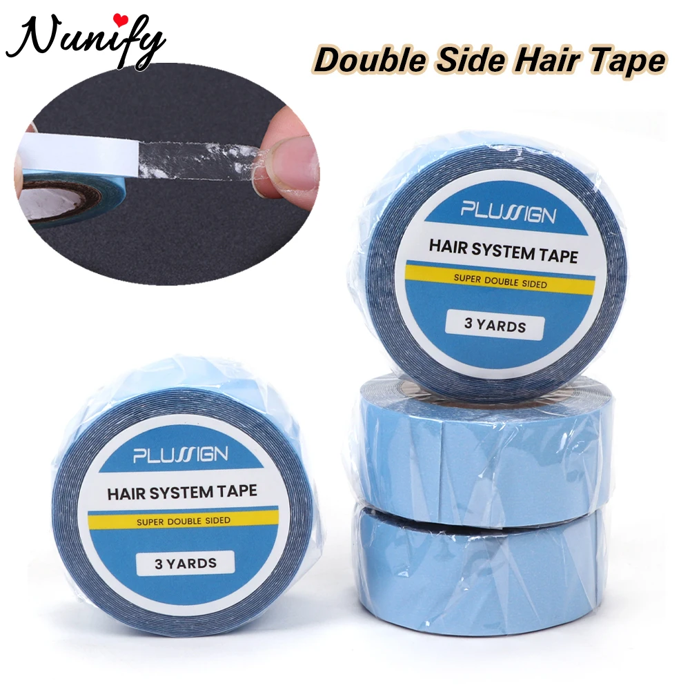 Hair System Tape Double Side Ultra Hold Hair Extension Tapes For Lace Closure 0.8Cm 3Yards/Roll Lace Front Wig Glue