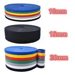 25/50yard 1cm 1.5cm 2cm Roll Reusable  Strap Tie Back To Back Hook Loop Cable Ties Home Kitchen Nylon Fastener Accessorys