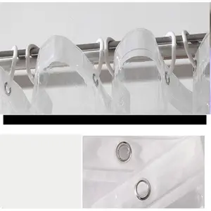 Bức rèm tắm thời trang Peva Bath Pros 10 Rèm phòng tắm nhựa chính bán hàng - №5