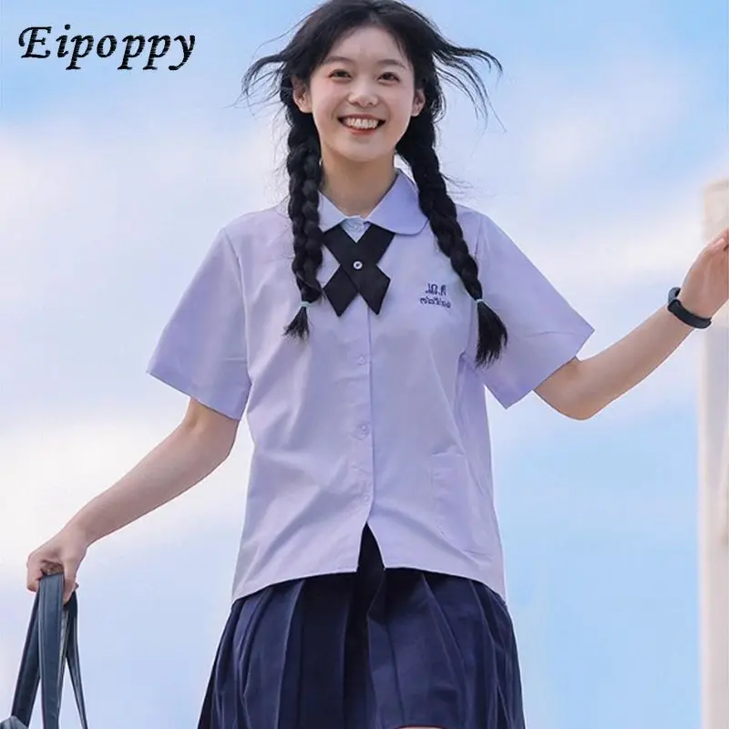 

JK Uniform Set Thai Shirt College Style Women's Summer