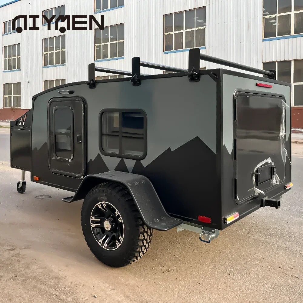 All Road Offroad Trailer RV Expedivu Camping Viagem Australiana Mini Camper Caravan Semi-reboque