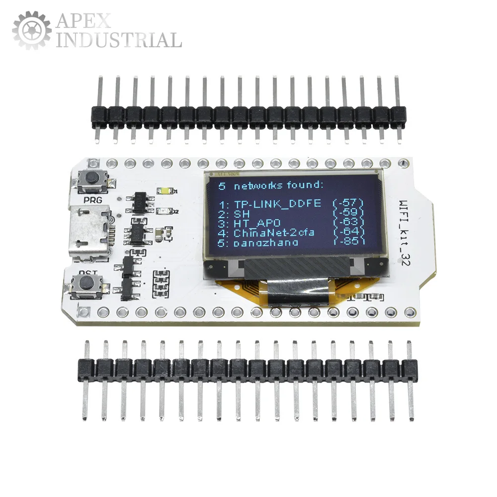 ESP32 WiFi + Bluetooth Development Board Built-in 0.96 Inch OLED Display Dual Core Board Smart Home Automation Board for Arduino