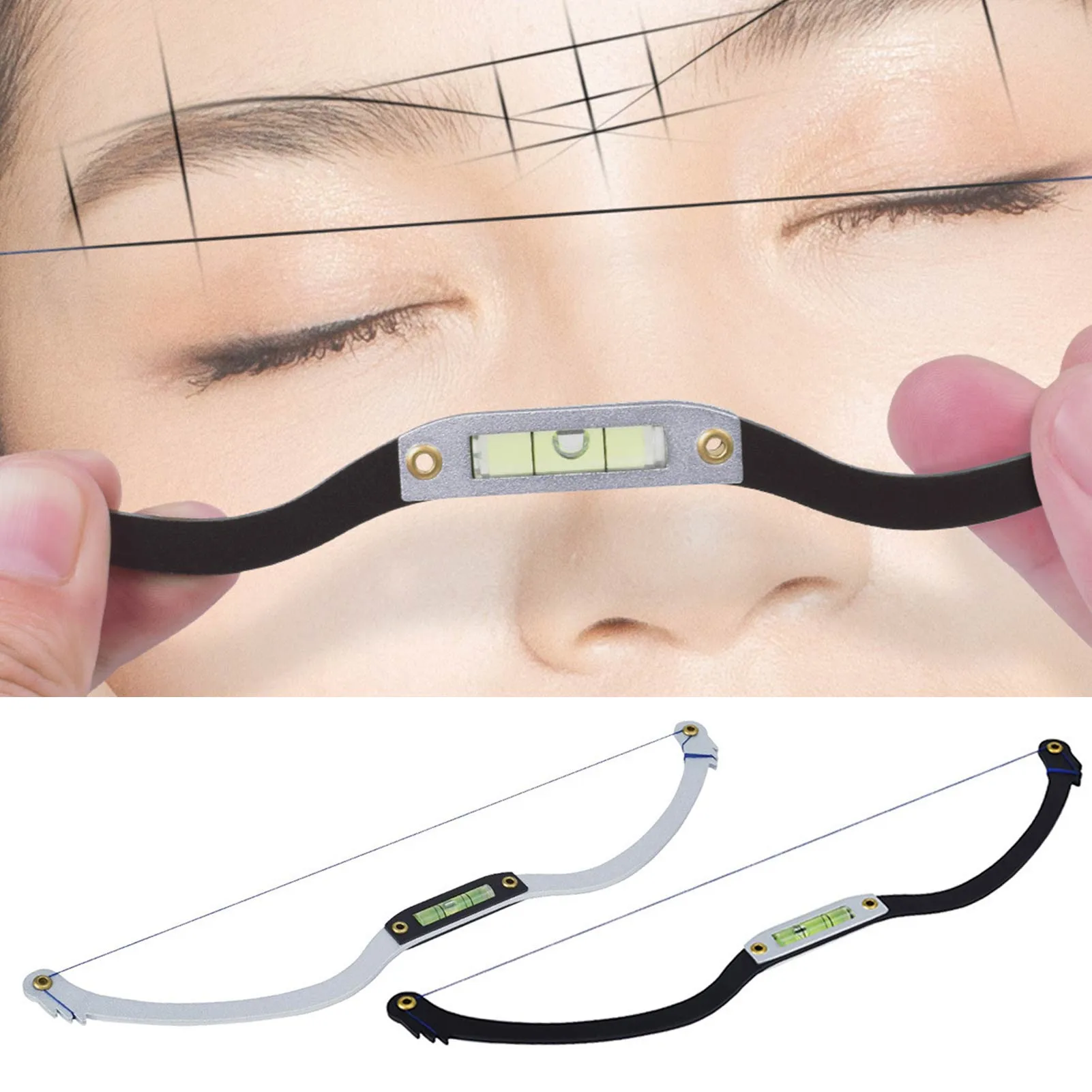 

Eyebrow Positioning Semi-Permanent Line Ruler Horizontal Forehead Location String Tool Microblading Level Tattoo Brow Ruler