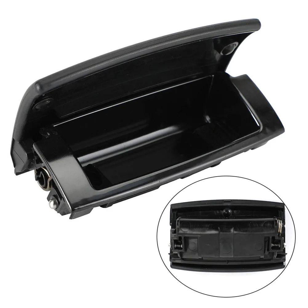 Car Black Rear Centre Boxes 8E0857961M Pill Box- Container Seat Organizer Gap For BMW A4 B6 B7 2001-2008 Cigarette- Hidden Box-