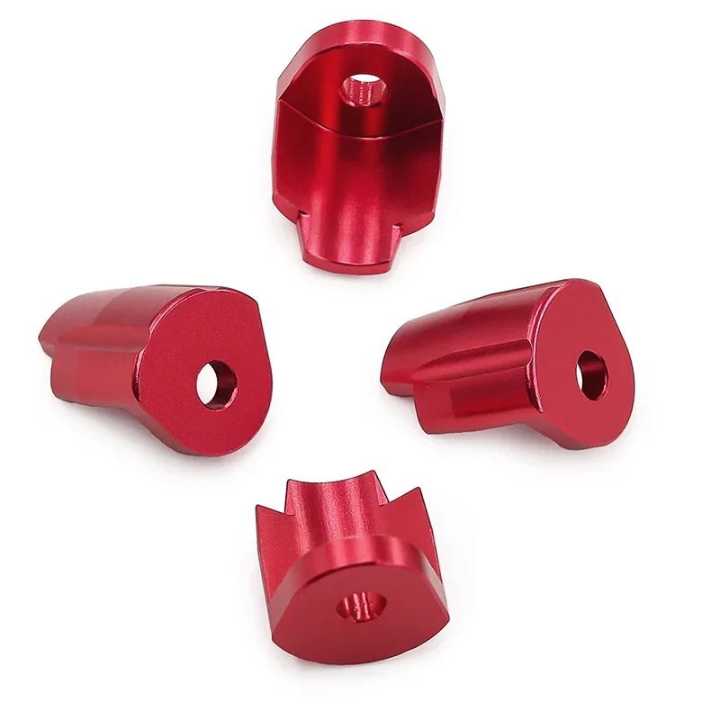 4 stuks Metal Shock Suspension Cover Upgrade Onderdelen voor 1/18 Typhon Graniet GROM 1/16 Mojave Grom