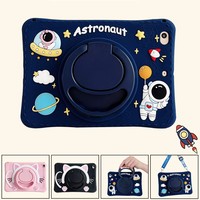 Kids Astronaut Stand Tablet Case For Samsung Galaxy Tab A9 Plus SM-X210 A8 10.5 SM-X200 X205 S6 A7 10.4 T500 T507 Lite 8.7 T220