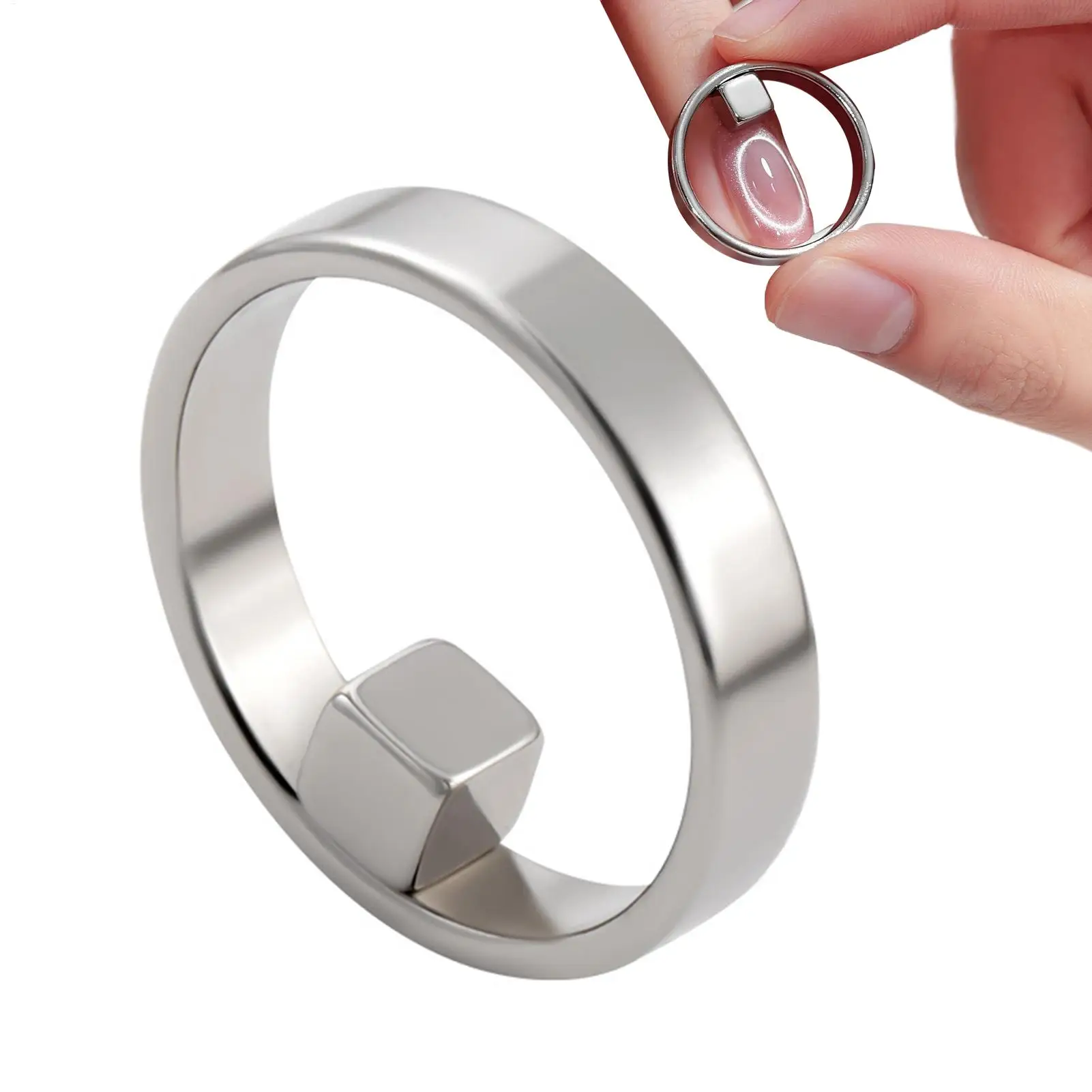 Magnetic Nail Polish Tool Automatic Oval Cat-Eye Polishing tool Portable Strong Magnet Nail Gel Art Tool DIY Nail Art tool