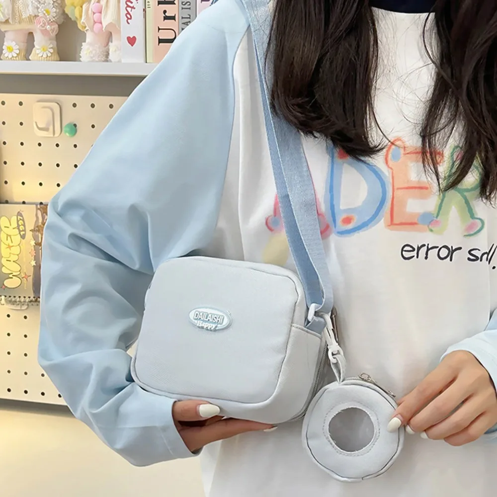 สายคล้องไหล่กว้าง Mini Crossbody Ita กระเป๋าตาข่ายกระเป๋าไนลอนโปร่งใส Ita กระเป๋า Casual Mini Mini กระเป๋าสะพายโทรศัพท์หญิง