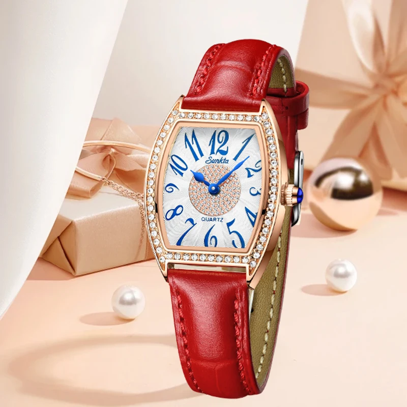 

LIGE Fashion Luxury Women Watch Elegant Retro Leather Strap Casual Waterproof Quartz Watches for Woman Ladies Clocks Reloj Mujer