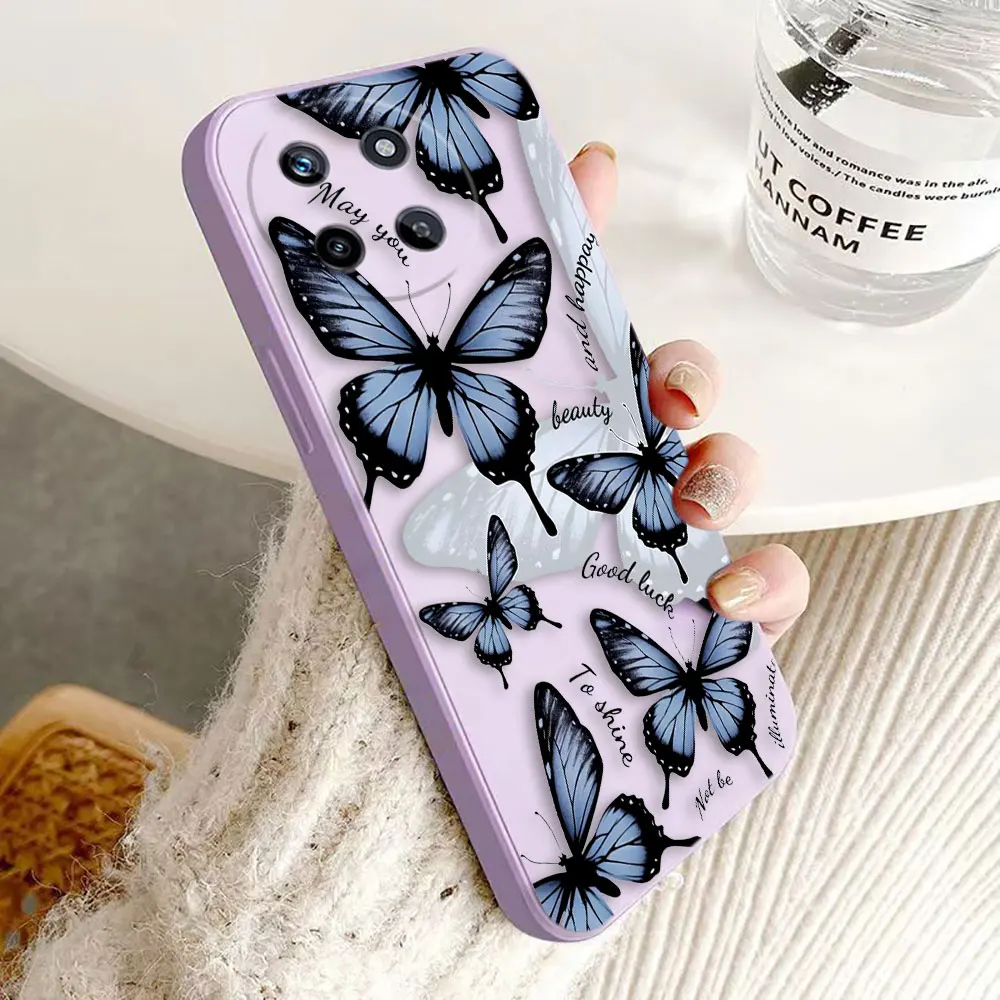 Vintage Beautiful Butterfly Cover Phone Case For OPPO Realme 11 10 9 9I 8 8I 7 7I 6 5 PRO PLUS 4G Colour Case Funda Coque Shell