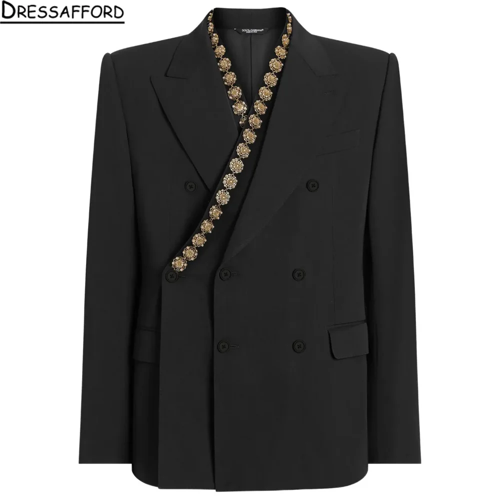 Black tuxedos For Men Black Suits 2 Pieces Customized Elegant High Quality Slim Fit Men Suit For Wedding Groom Business