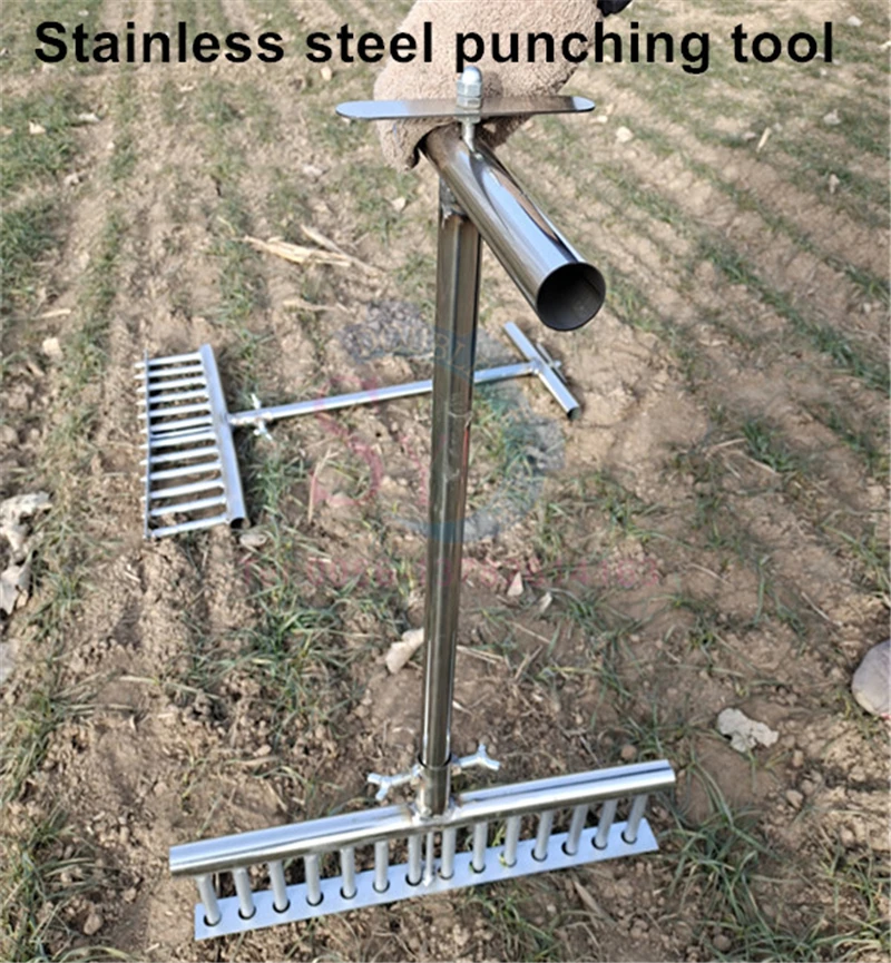 家庭用の高効率手動ステンレス鋼栽培ネギ掘削ツール,手動苗植栽機