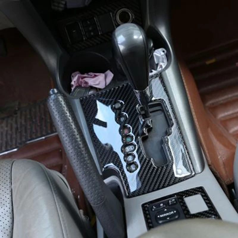 A024-Car Gear Shift Panel Trim Cover Frame Decal Fits for Toyota RAV4 2006 2007 2008 2009 2010 2011 2012