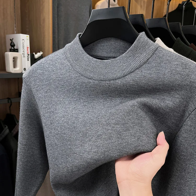 

Stand Winter Casual Sle Midlife Regular Knitted Sweater Soft Faion Urban Outdoor Leisure Long Sve Thiened Warm So...