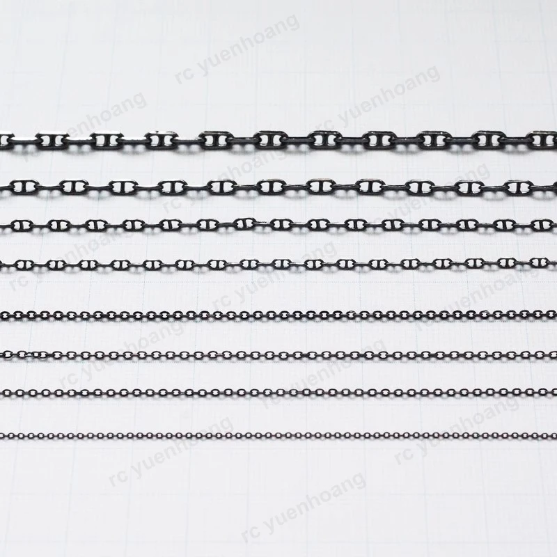 1 szt. Model RC łódź czarna metalowa kotwa długość łańcucha 500mm symulacja balustrady linka do statek morski DIY dekoracja montażu