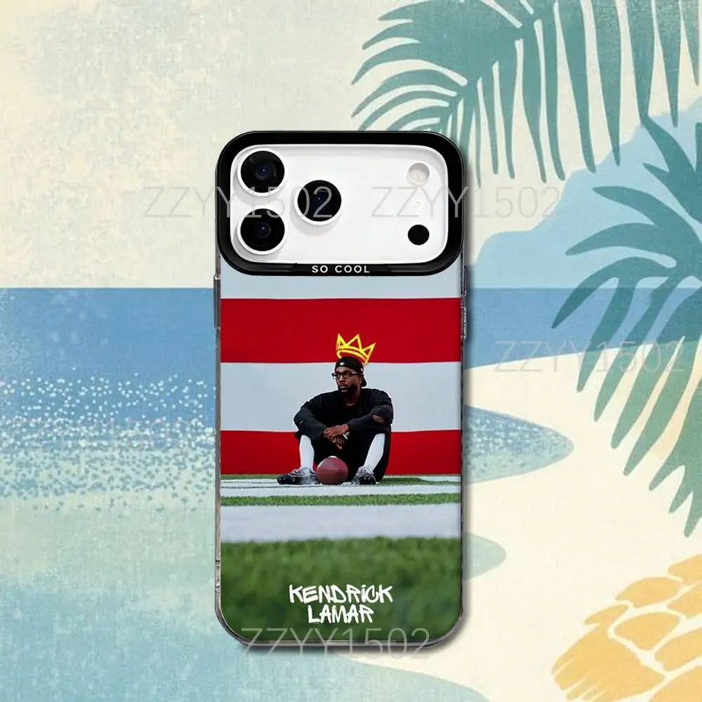 حافظة هاتف K-Kendrick Lamar Not Like Us لهاتف iPhone 17,16,15,14,13,12,X,8,Pro,Max,Plus,SE4,Air, Mini HD Black IMD Matte