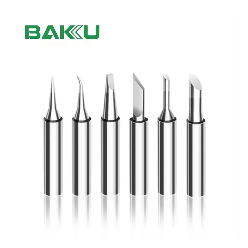 Original BAKU 3pcs 900M-T-I 900M-T-K Lead-Free Welding Head Bit Soldering Iron Tips Set