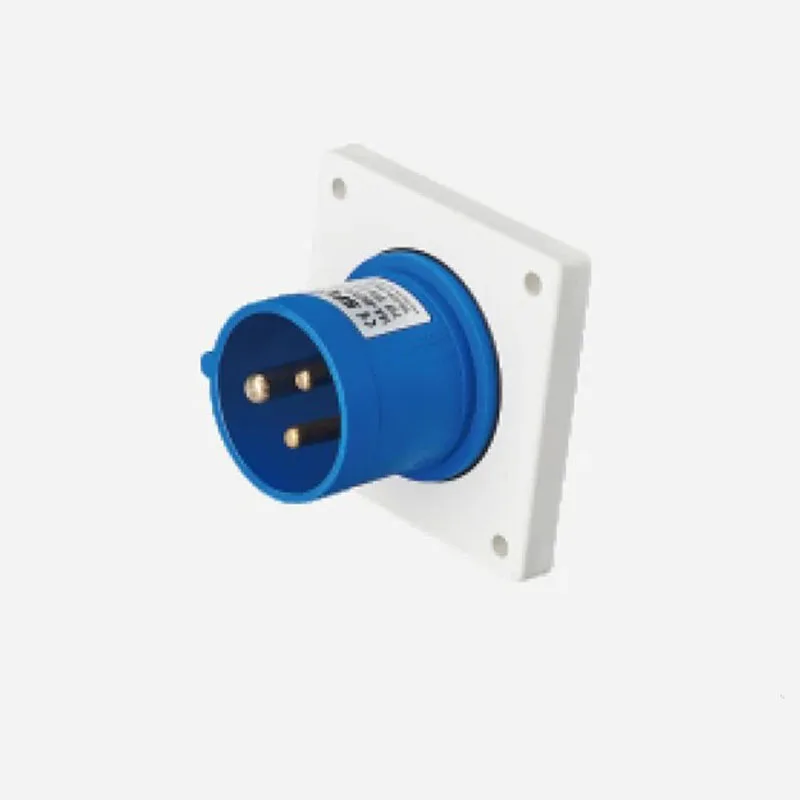 N-623 32A 220-240VAC 2P+E 3pin Industrial Plug with CE ROHS 1 year warranty IP44 Degree PA66