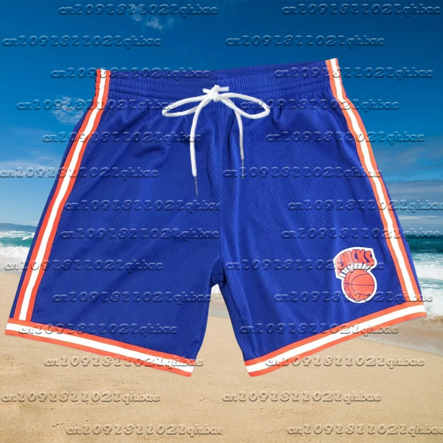 

2025 Hot Selling Knicks Ewing Prerell Plus Size Basketball Shorts Men's 3D Printed Fast Drying Breathable Plus Size Beach Shorts