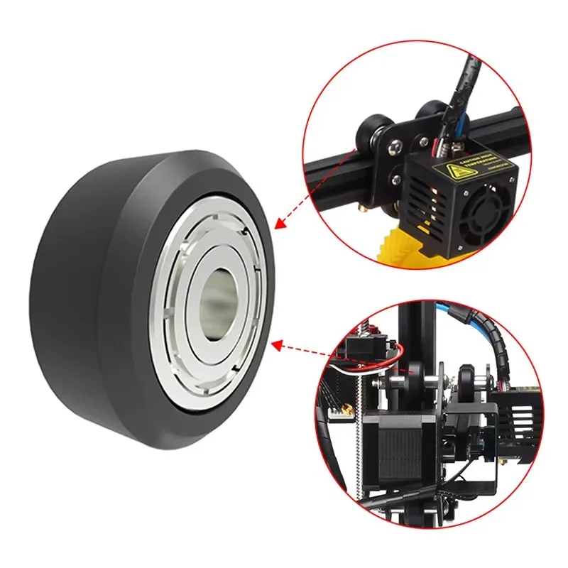 Torlipy 도르래 부품, 5mm 휠 V 슬롯 볼 베어링, 625RS, 625ZZ, 3D 프린터 부품, CNC 투명 폴리카보네이트, 오픈 빌드