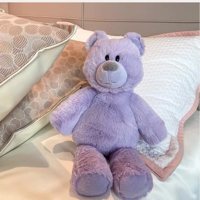 

Красочные набивные животные 35 см, розовый медведь, фотообои для детей, друзей, подарки на день рождения и Рождество