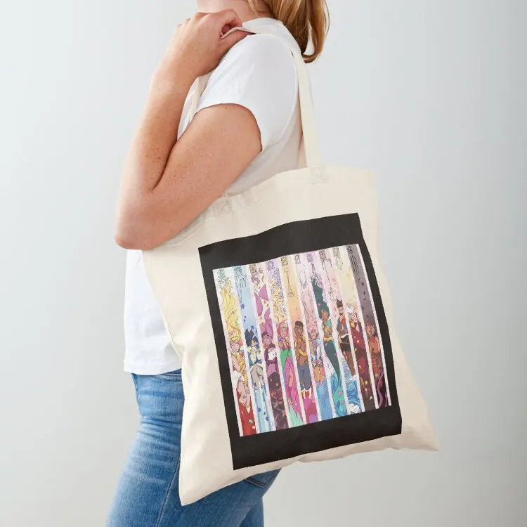 

Princess Alliance (black) Tote Bag bags luxury women Lady bags canvas shopping bag Customizable tote bag