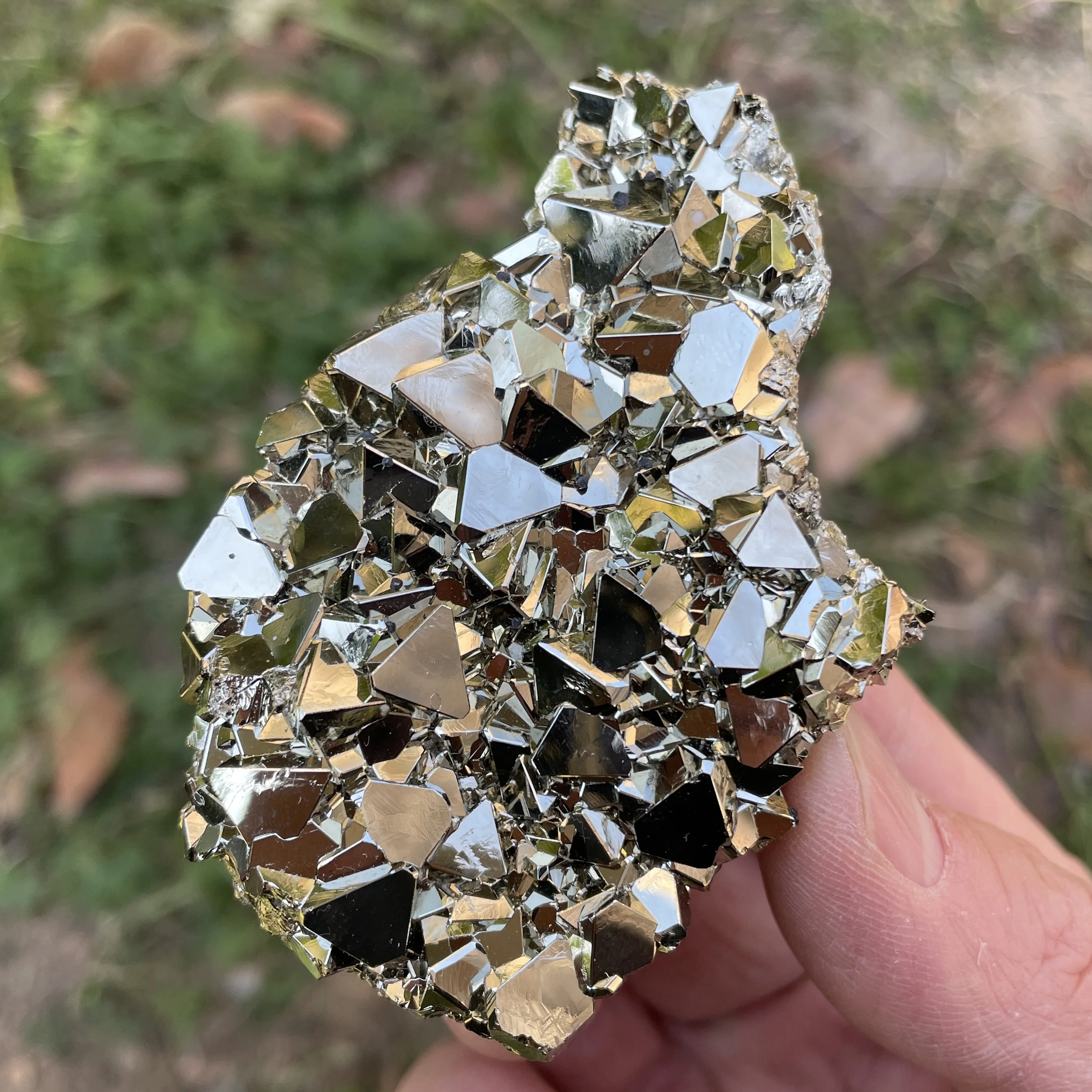 Natural Octahedral Peru Pyrite Mineral Raw Teaching Specimen Collection Healing Stone Home Decor P1-6