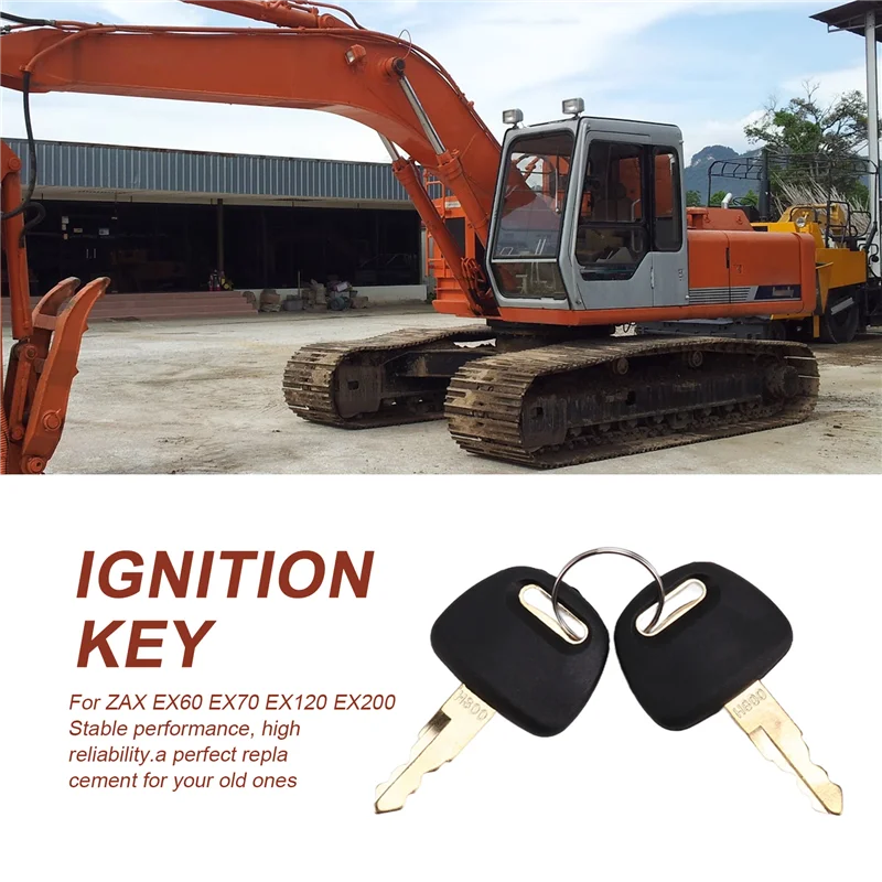 

Ignition Key For ZAX EX60 EX70 EX120 EX200 Hitachi H800 Excavator,20Pcs