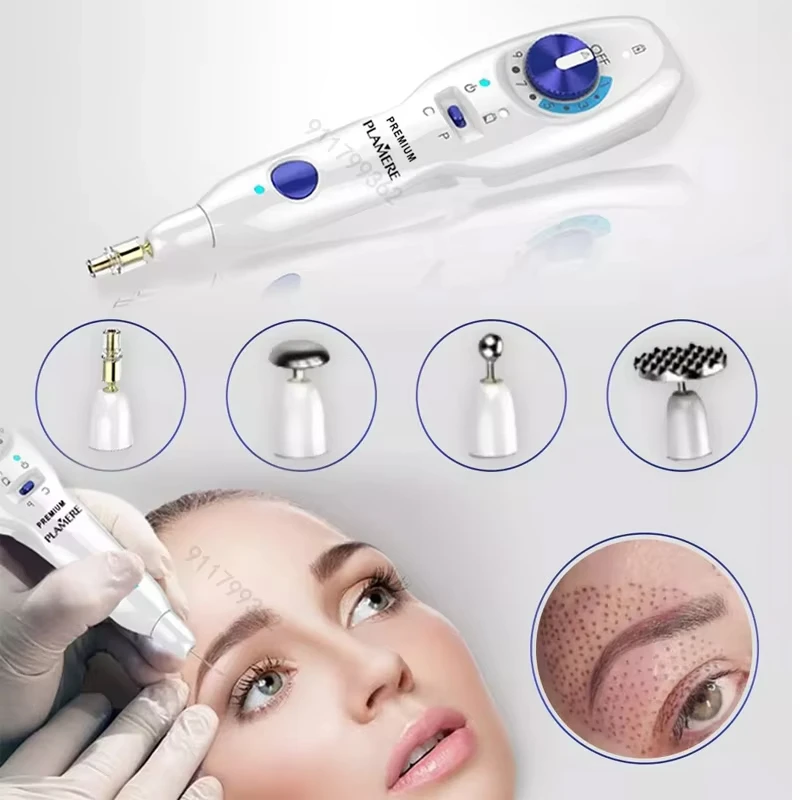 Caneta de plasma de fibroblasto Plamere Pálpebra Agulha curvada, levantar pálpebras, remover rugas, pele firme, remover manchas. Ferramenta para cuidados com a pele