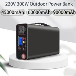 220V stile coreano Power Bank 300W Power Bank esterno 90Ah Home Outdoor Camping Lifepo4 Power Supply System Notebook all'ingrosso