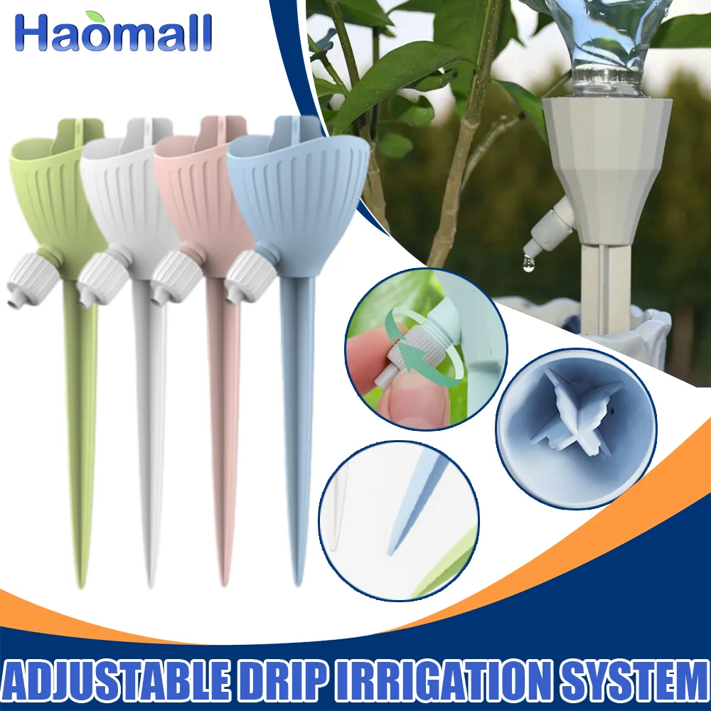 

New Automatic Watering Device Self-Watering Kits Adjustable Drip Irrigation System for Flower Plant Garden Irrigation Tools