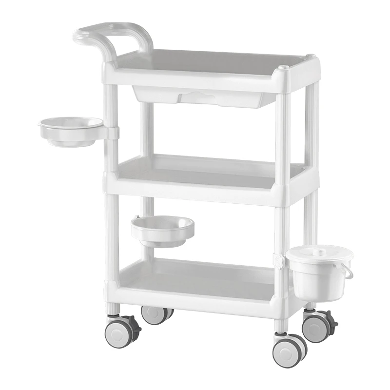 뷰티 카트, 미용실 전용 핸드카트, 네일 및 속눈썹 자수 도구 보관 랙