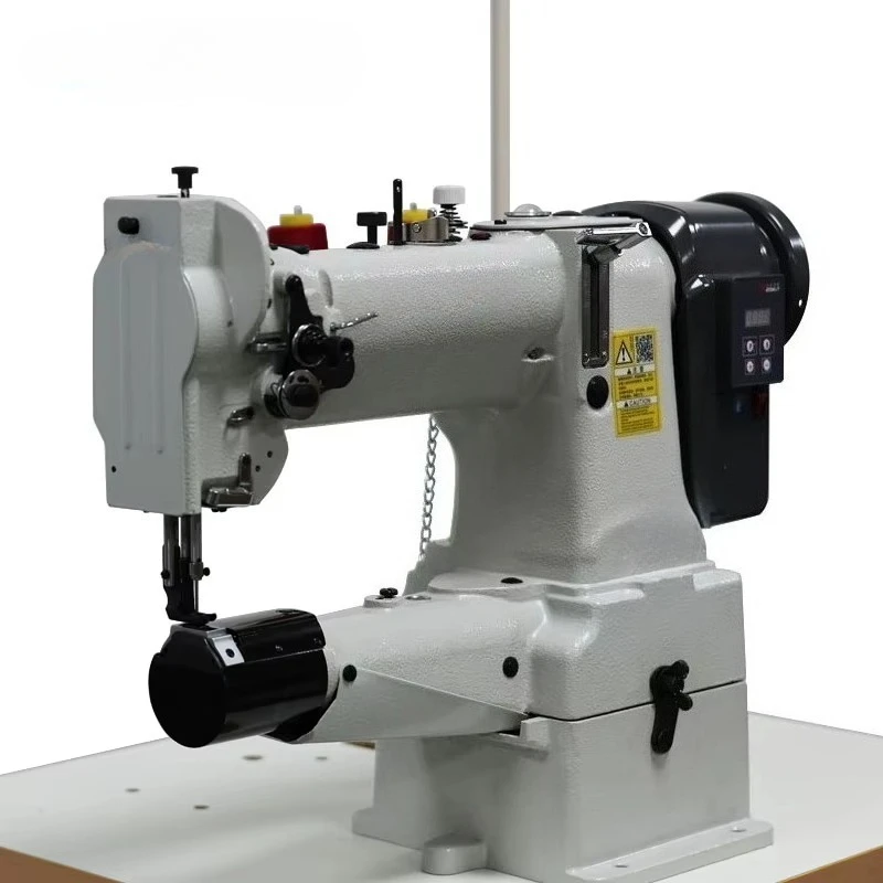 High Post Cylinder Bed Sewing Machine 8B-Walking Foot Industrial Motorized Iron Construction for Leather/Luggage/Car Seat/Thick