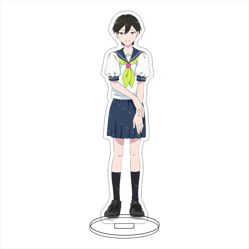 You And I Are Polar Opposites Acrylic Suzuki Miyu Nishi Natsumi Stand Figure Display Anime Cosplay Cartoon Model Plate Xmas Gift