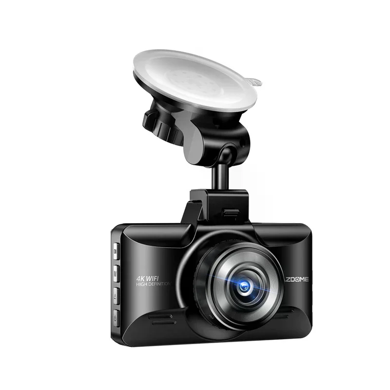 AZDOME M01 Max 4K+1080P Dash Cam Built-in Wi-Fi ADAS App Control Car DVR G-Sensor IP68 Waterproof 24H Parking Mode Dashcam