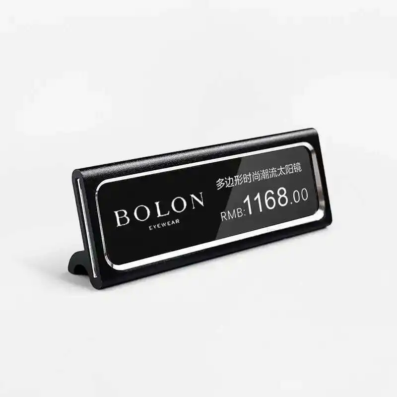 59x17mm Metal Sign Holder Stand Bread Store Price Label Tag Card Holder Advertising Display Stand Mini Price Paper Card Holder