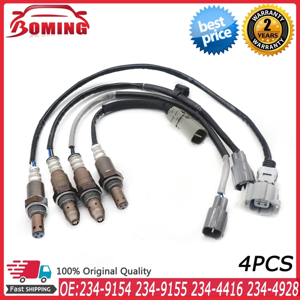 

4PCS Upstream & Downstream O2 Oxygen Lambda Sensor 234-9154 234-9155 234-4416 234-4928 For Toyota Highlander 3.5L V6 2008-2015