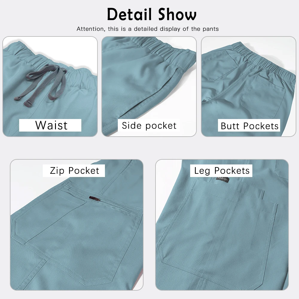 عالية الجودة طبيب الأسنان الدعك مجموعة الزي الطبي في المستشفى ملابس التجميل للنساء معاطف للأطباء والممرضات بلايز + السراويل التمريض الدعك الدعاوى