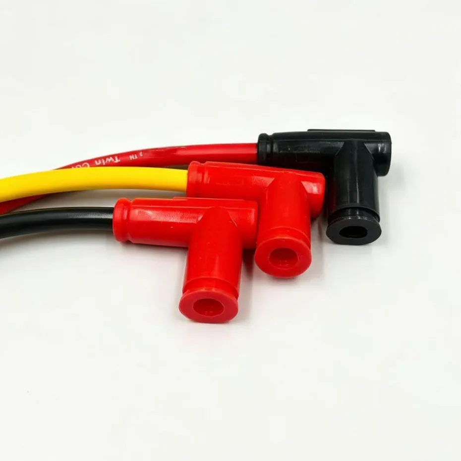 Universal Motorcycle Ignition Coil Spark Plug Iridium Power Cable For Dirt Bike Go Kart ATV Scooter Moped Yamaha Kawasaki